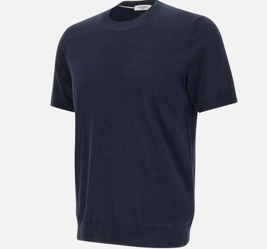 T-shirt in seta e cotone A010 F2006685 PAOLO PECORA 