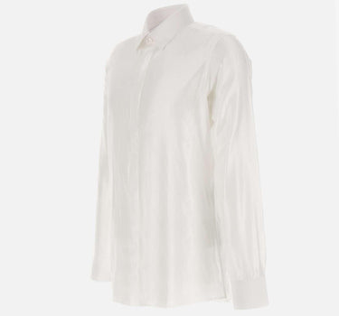 Camicia "Ray" in cotone e viscosa CP136 B4GRA0590 CARLO PIGNATELLI 