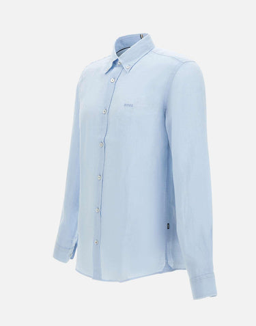Camicia "H-Roan" in lino 50520283 450 BOSS 