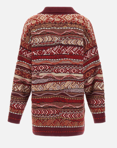 Polo lunga jacquard F5LAWOKP311 177 LANEUS 