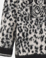 Cardigan in maglia jacquard maculato RIJFP005 0001 KAOS 