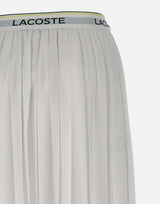 Gonna midi asimmetrica plissettata JF0641 001 LACOSTE 