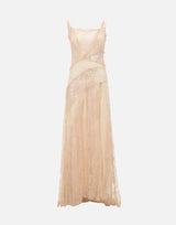 Abito lungo in pizzo 4A456A N0147 BLUMARINE 