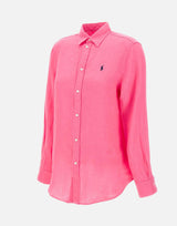 Camicia in lino 211970730 504 POLO RALPH LAUREN 