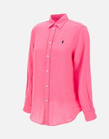 Camicia in lino 211970730 504 POLO RALPH LAUREN 