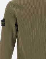 Felpa in cotone biologico a nido d'ape 6100056S0044 V005G STONE ISLAND 