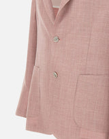 Blazer in lana, seta e lino 48009 0005 BARBA 