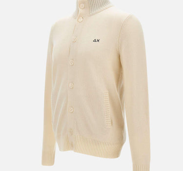 Cardigan in pregiata lana e cashmere K45111 31 SUN68 