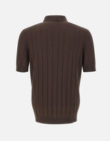 Polo in crepe di cotone PL1MC CR14C190 FILIPPO DE LAURENTIIS