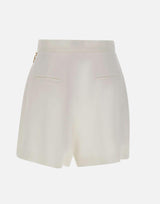 Shorts in gabardina con logo gioiello SH00561E2 360 ELISABETTA FRANCHI 