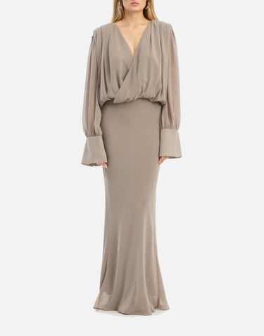 Abito lungo in chiffon 115520 816 ROTATE BIRGER CHRISTENSEN 