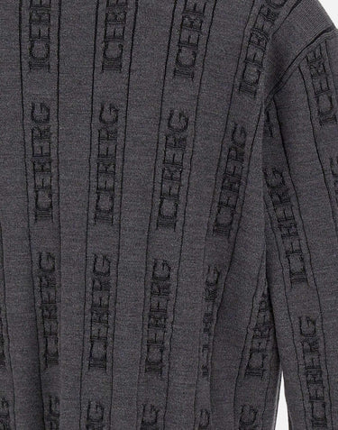 Maglia in lana e cotone A0027010 8928 ICEBERG 