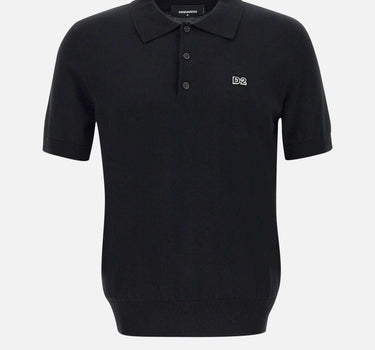 " Knit Polo" in cotone S74HA1452 D13018900 DSQUARED2 
