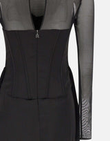 "Satin corset mini dress" 115252 100 ROTATE BIRGER CHRISTENSEN 