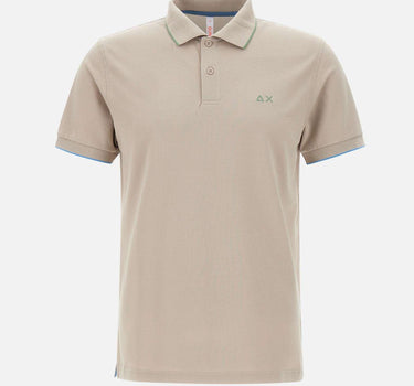 "Small stripes on collar polo" A35110 98 SUN68 
