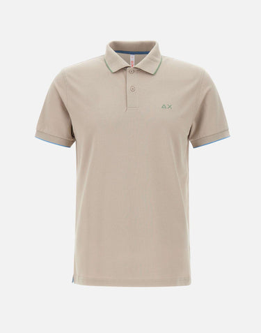 "Small stripes on collar polo" A35110 98 SUN68 