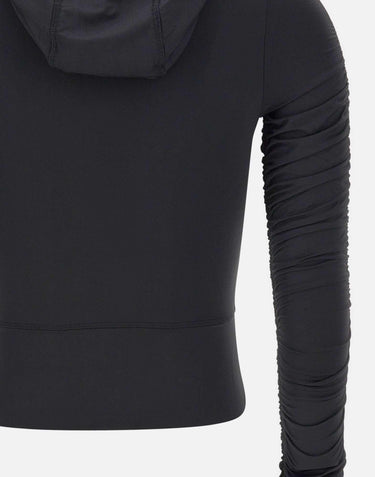"Ruched Track Top" JW2807 BLACK ADIDAS 