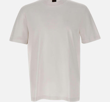 T-shirt in cotone interlock 50554790 100 BOSS 