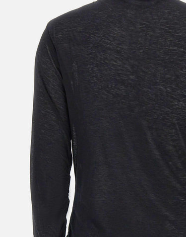 Maglia arricciata in misto lana e modal MF5448J3825 22222 LIU-JO 