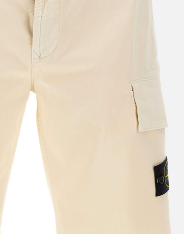 Shorts in broken twill effetto "old" L100018S0004 V0193 STONE ISLAND 