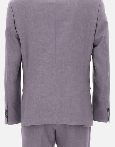 Abito slim fit con micromotivo 50561834 510 BOSS 