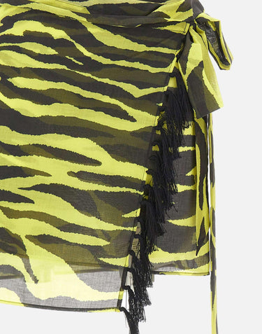 Pareo con stampa zebra 260WCR00139 CCC134PR166 THE ATTICO 
