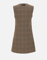 Vestito corto a quadretti MF5160T4335 P9002 LIU-JO 