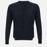Cardigan  rasato in lana 901704 261 KANGRA 