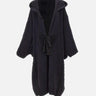 Cappotto in maglia W07040280 33BLACK MAURIZIO MYKONOS 
