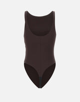Body in jersey crêpe con dettagli logo BO03462E2 EV9 ELISABETTA FRANCHI 