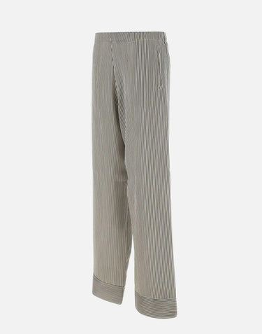Pantaloni in seta e viscosa PADC02F415H553 VRU FABIANA FILIPPI 