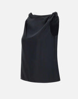 Top "Remy"  in seta REMY BLACK LOULOU STUDIO 