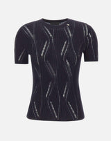 T-shirt in maglia CA6196MA77Q P9583 LIU-JO 