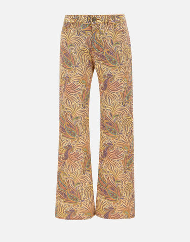 Pantaloni in cotone stretch WRNB0015 AK770X0804 ETRO 
