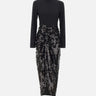 Abito midi annodato pailettes 115254 100 ROTATE BIRGER CHRISTENSEN 