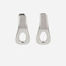 "Organic pair earrings on the design of our iconica 1969 bag chain" 25ABB0436MET767 P040 RABANNE 