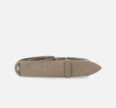 Cintura  "Nobuckle Suede" NB0060 FANGO ORCIANI 