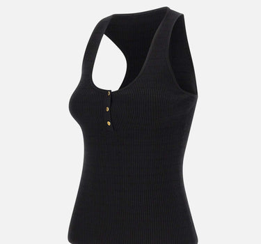 Top in maglia a micro-trecce TK75B61E2 110 ELISABETTA FRANCHI 