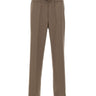 Pantaloni in flanella con elastico in vita LBP191 WV016LBR DROLE DE MONSIEUR 