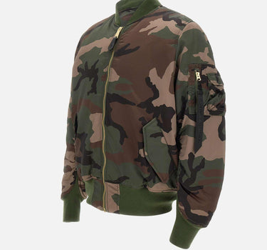 "MA-1 Base Flight Bomber Jacket" 756111C 408 ALPHA INDUSTRIES ULTRAVIOLET 