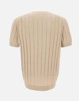 Maglia in cotone a coste larghe DK17026 SABBIA DIKTAT 