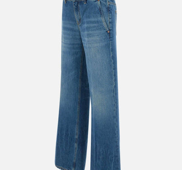 "Low Waist Straight Leg Jean" 1225DJE006499A INDIGO VICTORIA BECKHAM 
