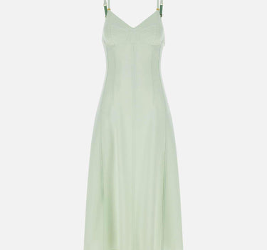Abito in crêpe leggero con lacci criss-cross AB74852E2 124 ELISABETTA FRANCHI 