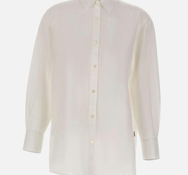 Camicia "Boyfriend" in misto cotone e lino CFWWSI2013 FRUT52958309 WOOLRICH 