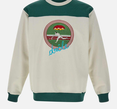 "Le sweatshirt tennis" SW158 CO200OFFWHITE DROLE DE MONSIEUR 
