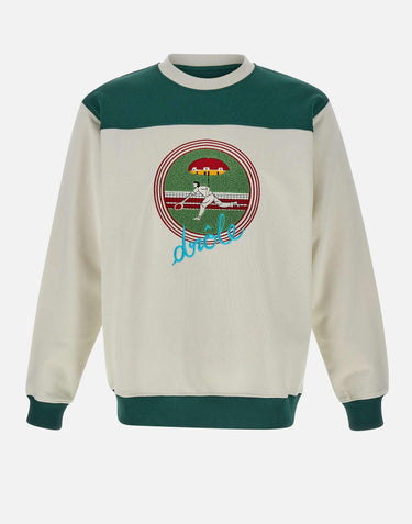 "Le sweatshirt tennis" SW158 CO200OFFWHITE DROLE DE MONSIEUR 