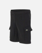 Shorts cargo in cotone felpato GH9743 031 LACOSTE 