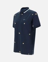 "Full embroidery polo" A35128 07 SUN68 