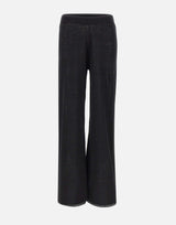 Pantaloni palazzo in maglia di lino 195015 013 KANGRA 