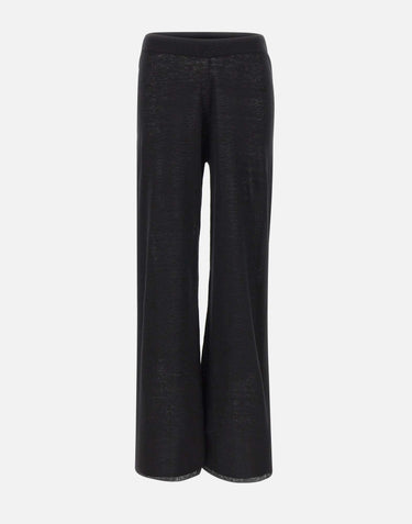Pantaloni palazzo in maglia di lino 195015 013 KANGRA 